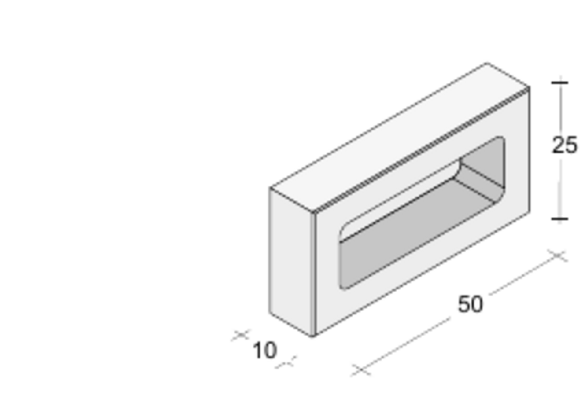 Recinzione MODULA Paviblok Grigliato componibile 50 × 25 cm