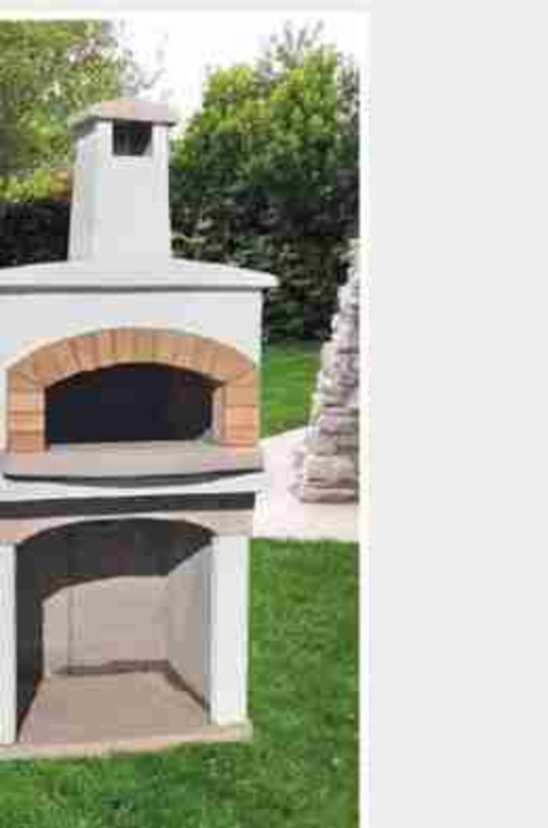 Perla Calabriafire forno da esterno, in cotto refrattario, con predisposizione gas