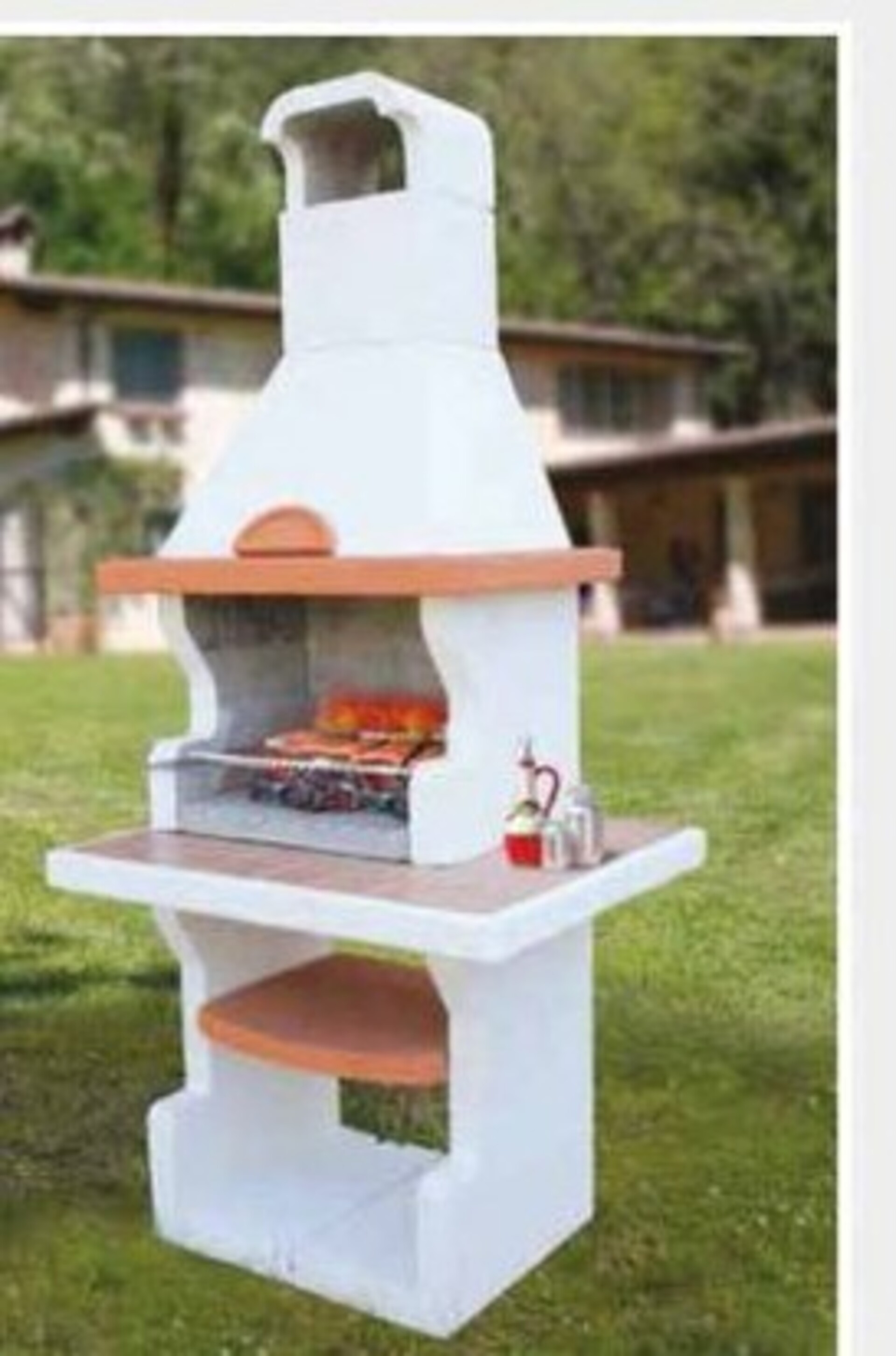 Vibo Calabriafire barbecue compatto con griglia in acciaio
