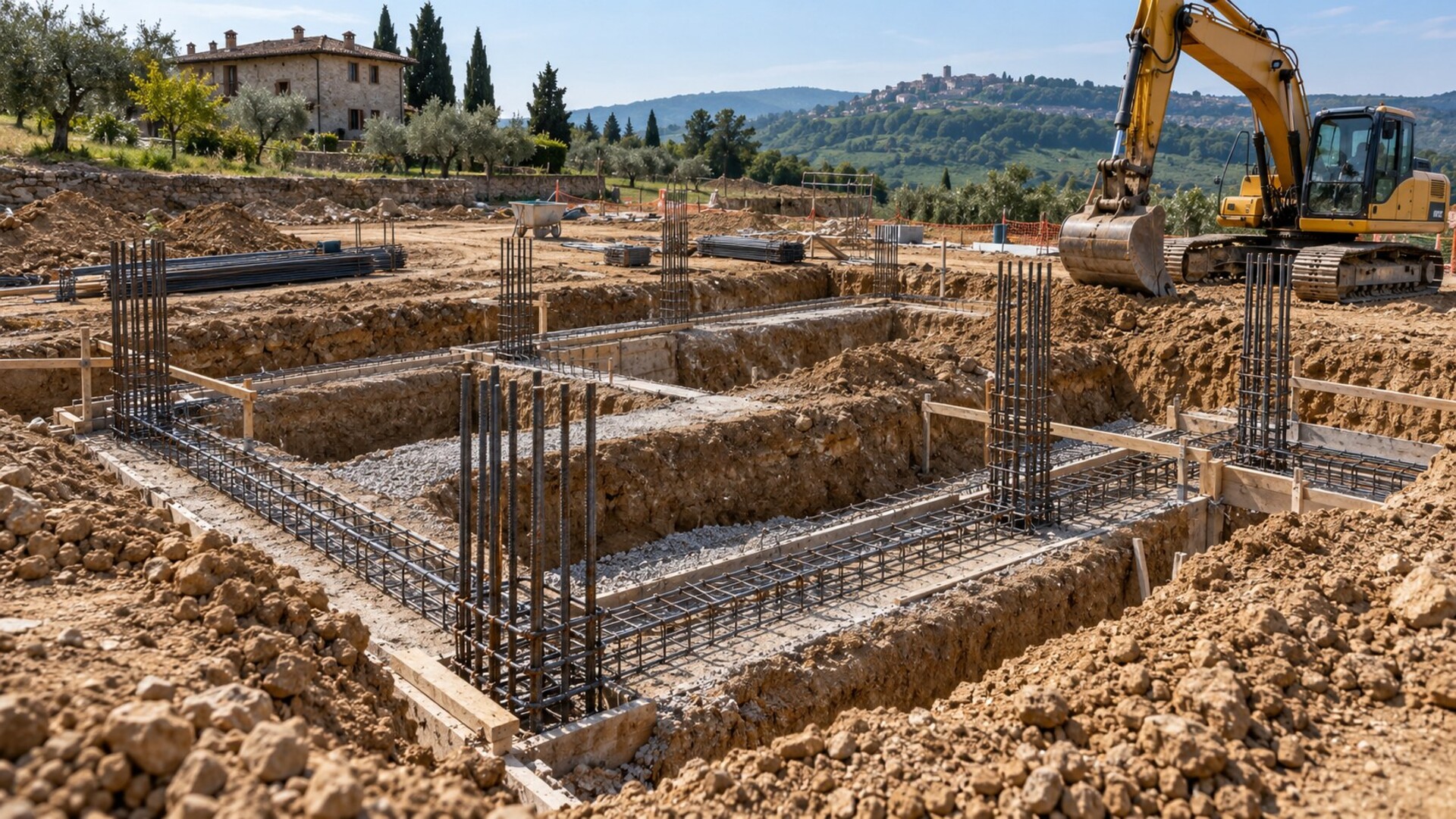 Scavi per Fondazioni ADRANO CALCESTRUZZI Scavi per Fondazioni