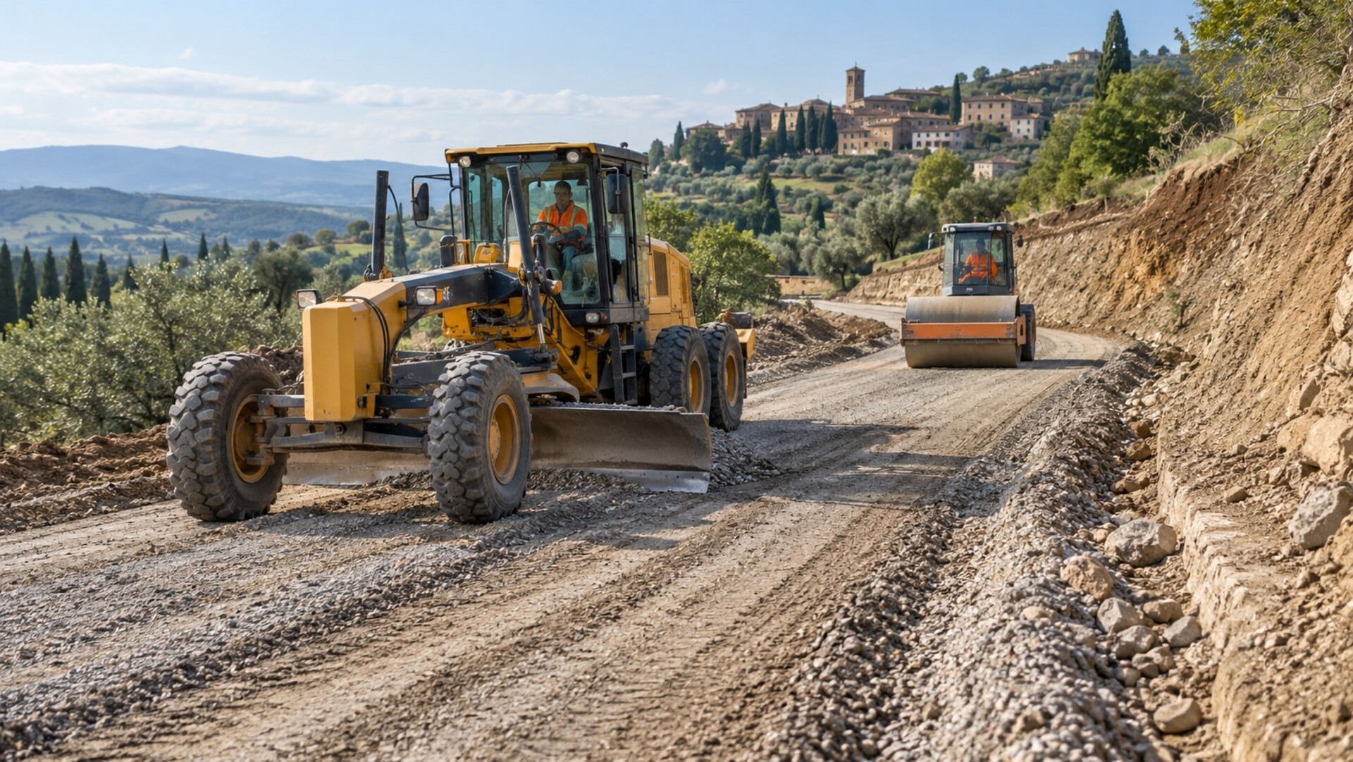 Preparazione Strade e Accessi ADRANO CALCESTRUZZI Preparazione Strade e Accessi