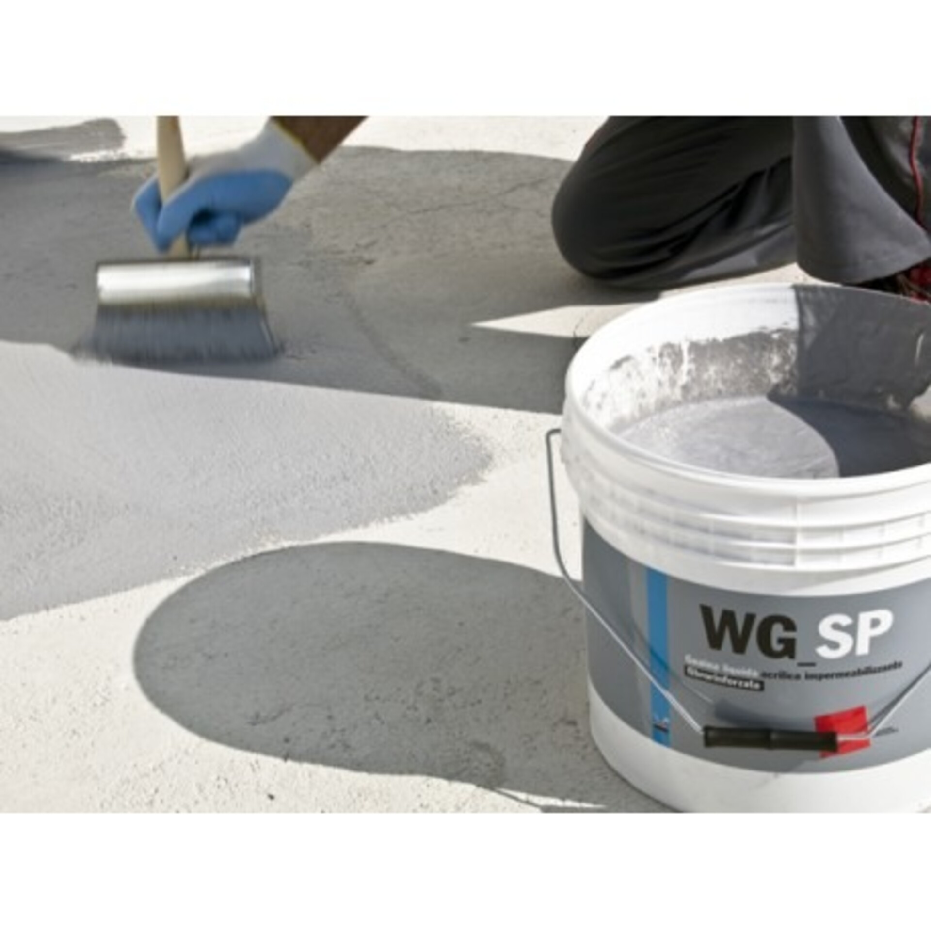 WG-SP Gattocel Bianco 5 Lt – Guaina Liquida Fibrorinforzata Calpestabile GATTOCEL WGSP-BI-5L