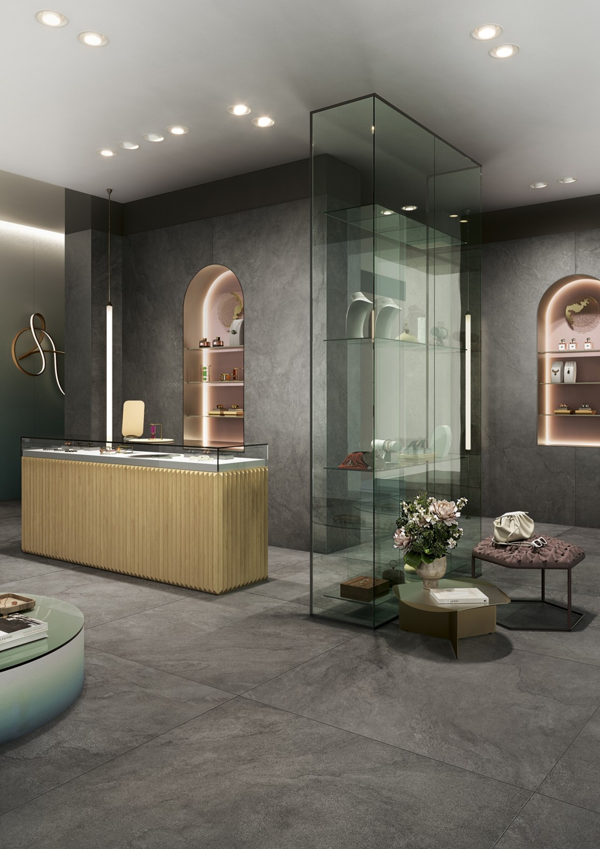 Lea Ceramiche Pulse Shadow Rough 60x120 Rettificato Lea Ceramiche ALGXP5R4