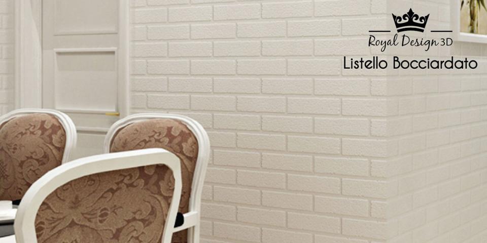 LISTELLO BOCCIARDATO ROYALDESIGN 3D PER INTERNI
