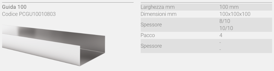 PROFILI PER PARETI IN CARTONGESSO TECNA