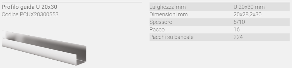 PROFILI PER CONTROSOFFITTI IN CARTONGESSO TECNA