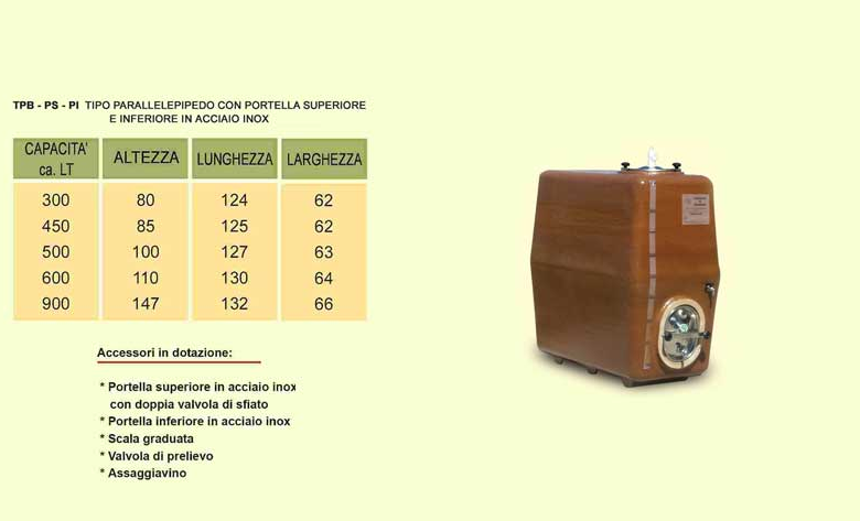 VASCA IN VETRORESINA ECOPOL TPB - PS - PI
