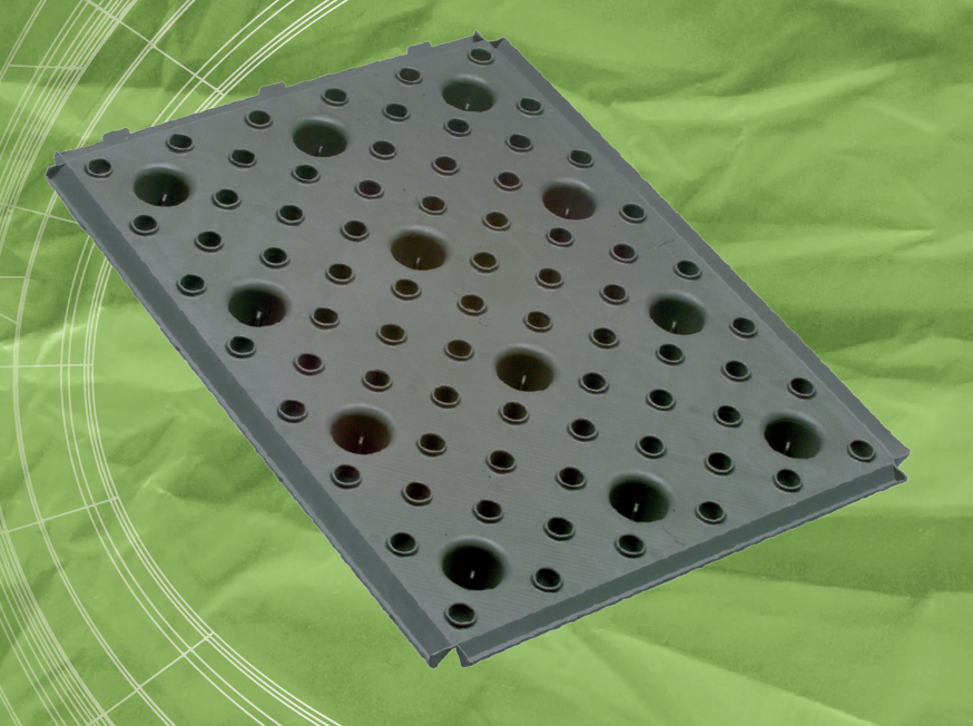 ELEMENTO PER GIARDINI PENSILI PROJECT FOR BUILDING DRAIN FLOOR