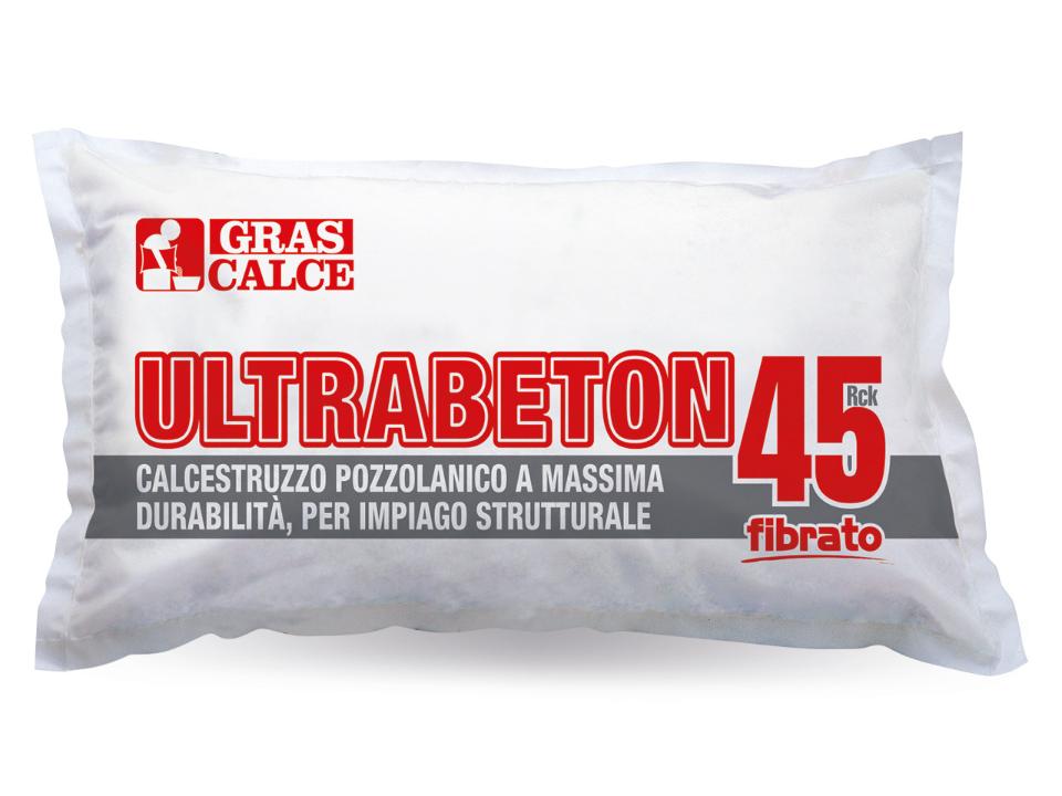 CALCESTRUZZO STRUTTURALE POZZOLANICO GRAS-CALCE ULTRABETON 45 FIBRATO