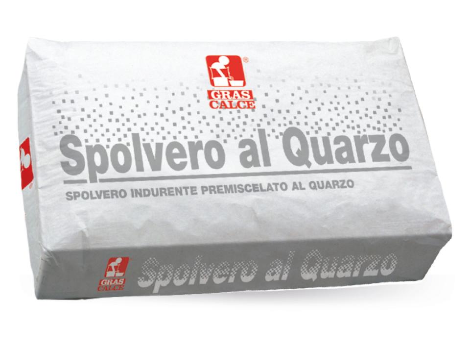SPOLVERO AL QUARZO INDURENTE PER PAVIMENTAZIONE INDUSTRIALE GRAS-CALCE AL QUARZO