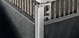 PROJOLLY SQUARE PROGRESS PROFILES ALLUMINIO SPAZZOLATO BRILLANTATO E ANODIZZATO SPAZZOLATO TILTEX