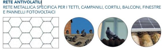 RETE ANTIVOLATILI E RETE PER LA TUTELA DEI BENI ARCHITETTONICI