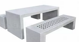 Set in cemento Maela/50 (tavolo+2panchine)