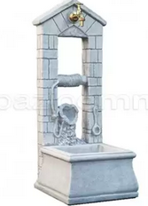 Fontana a colonna Cloe cm37x40x93h