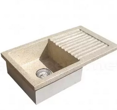 Lavello in graniglia LL9051 cm90x51x21h