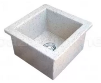 Lavello in graniglia LV44 cm44x44x24,5h