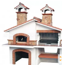 Forno con Barbecue da giardino Roma