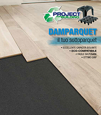 DAMPARQUET  materassino altamente performante per risanamento acustico
