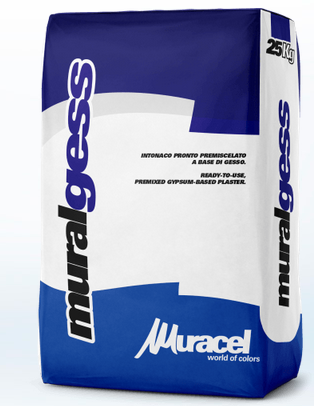 Muralgess Intonaco pronto a base gesso per interni