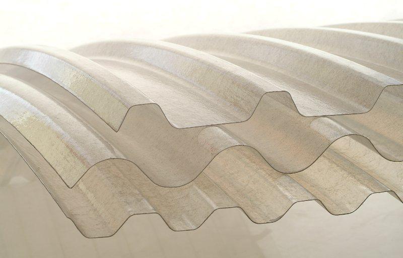 Lastra curva traslucida