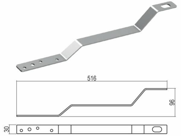 Gancio sottotegola ad "S" C.S.C.