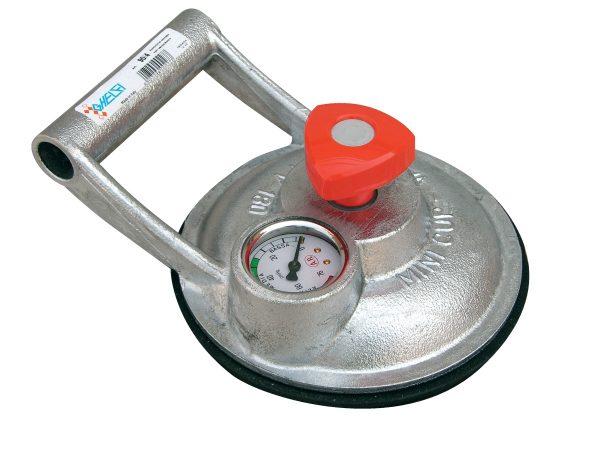 VENTOSA PROFESSIONALE IN ALLUMINIO CON VACUOMETRO GHELFI