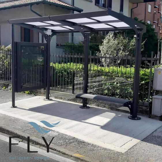 Pensilina per attesa bus Pit Stop