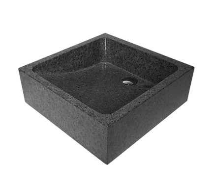 Alcantara Black - Lavandino in Pietra Lavica dell'Etna