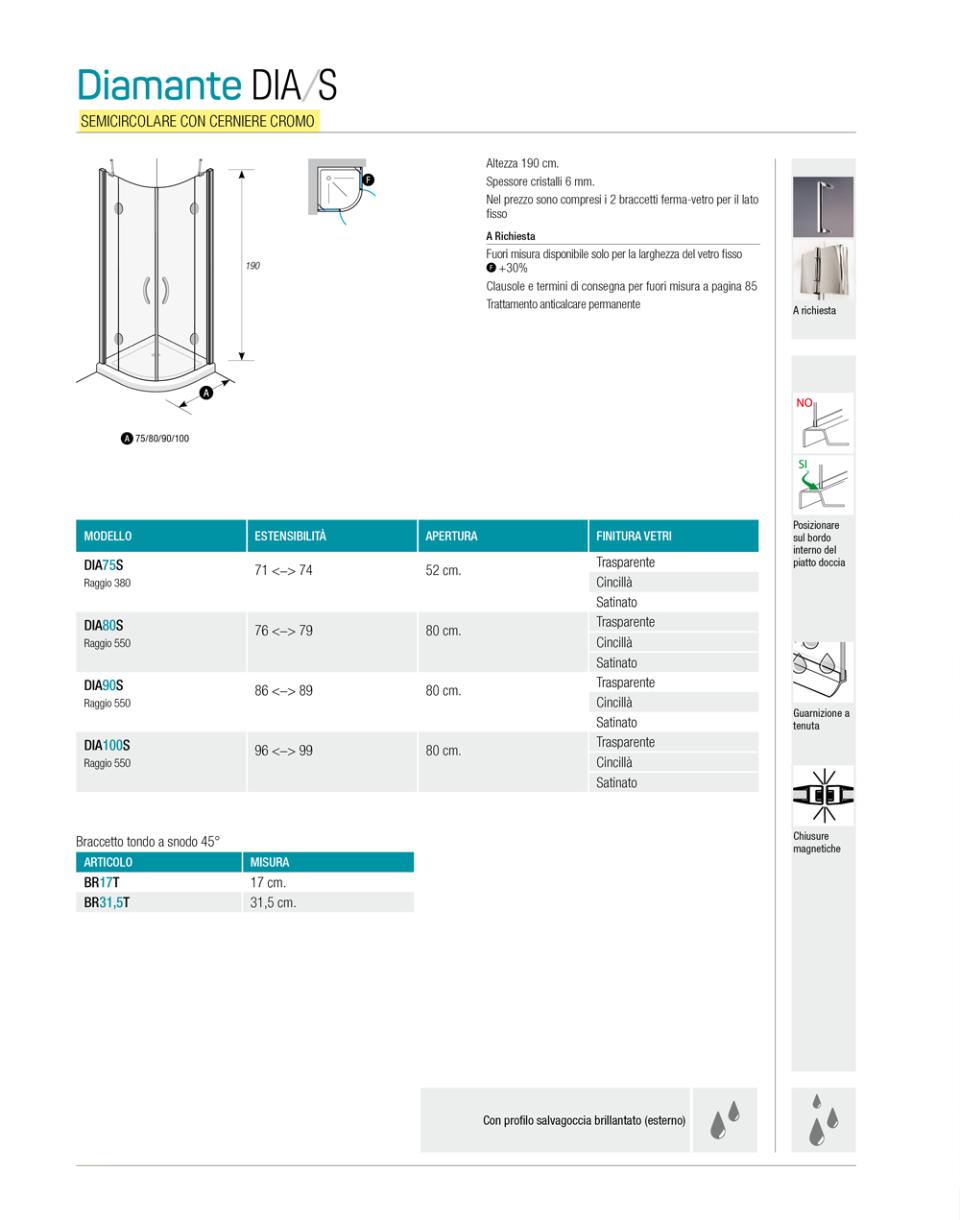 BOX DOCCIA DIAMANTE  DIA-S Thermodesign