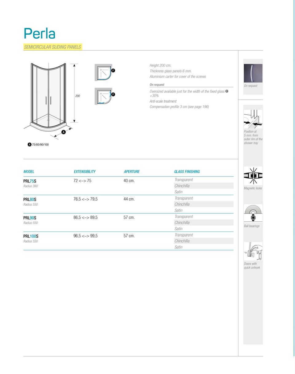 BOX DOCCIA PERLA/PRL-PN2A Thermodesign