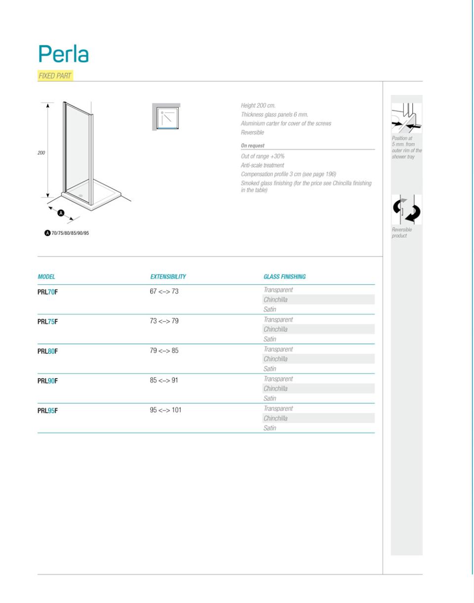 BOX DOCCIA PERLA PRL-F Thermodesign