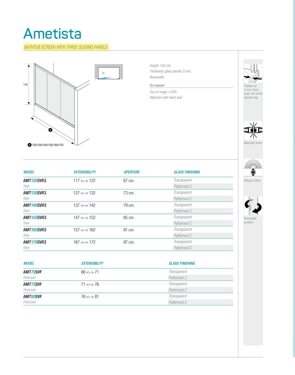 SOPRA VASCA AMETISTA AMT-SVR3 Thermodesign