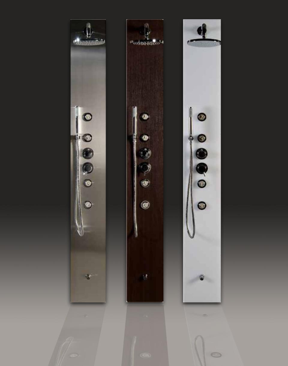 COLONNE MULTIFUNZIONE PER DOCCIA E VASCA Thermodesign