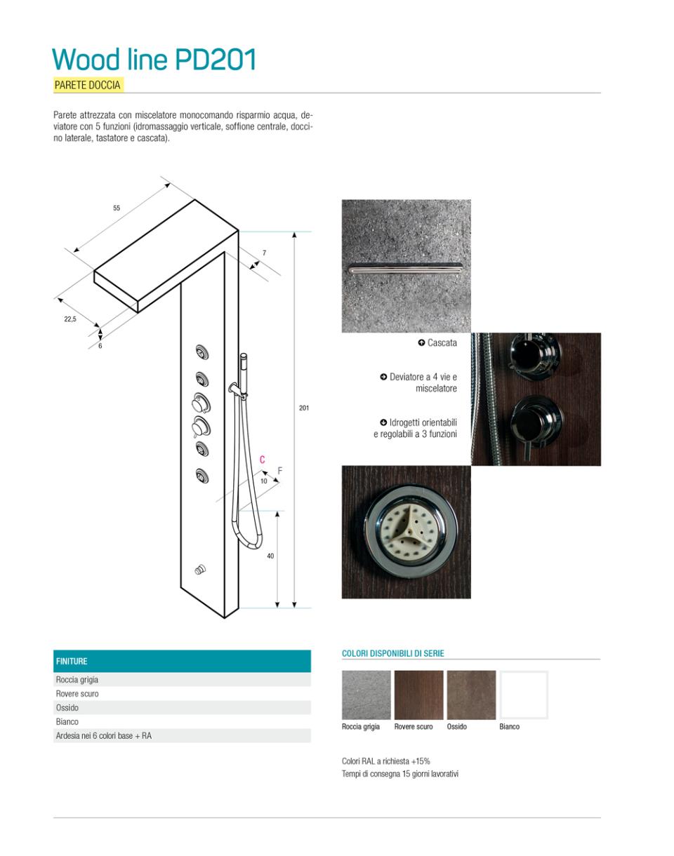 PARETI DOCCIA Thermodesign