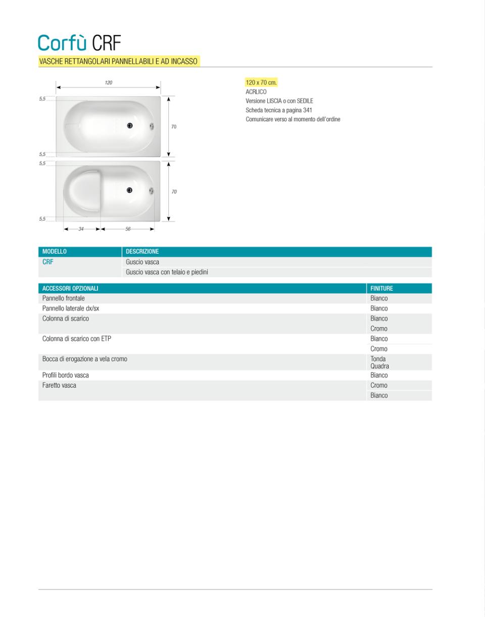 VASCA IDROMASSAGGIO CORFU' Thermodesign