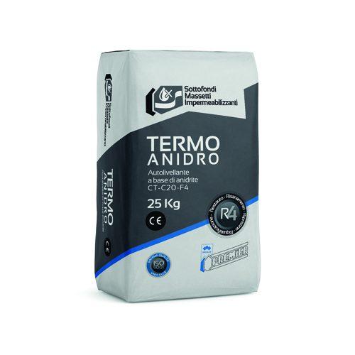 MASSETTO AUTOLIVELLANTE A BASE DI ANIDRITE UNICALCE TERMOANIDRO
