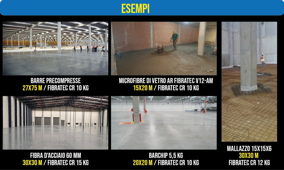 ADDITIVO PER PAVIMENTI INDUSTRIALI FIBRATEC CR