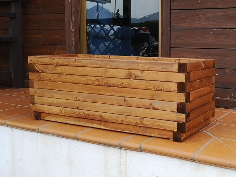 FIORIERE IN LEGNO MASSELLO