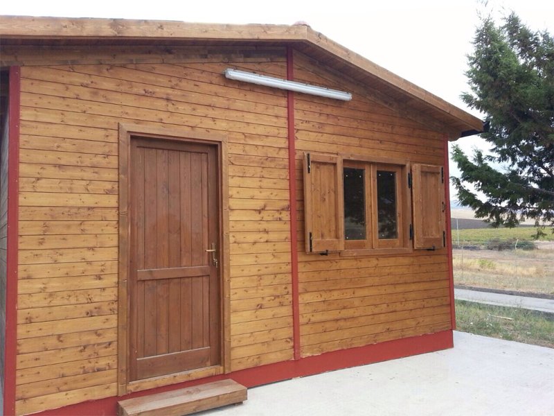 BUNGALOW IN LEGNO MOD. ABETE