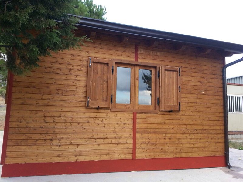 BUNGALOW IN LEGNO MOD. ABETE