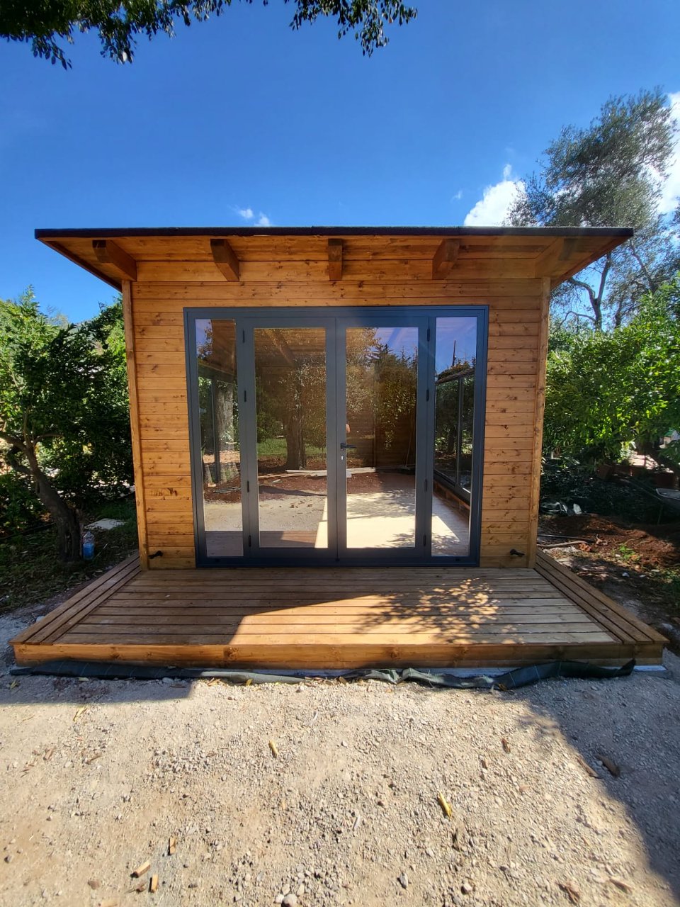 BUNGALOW IN LEGNO MOD. CASA CUBO