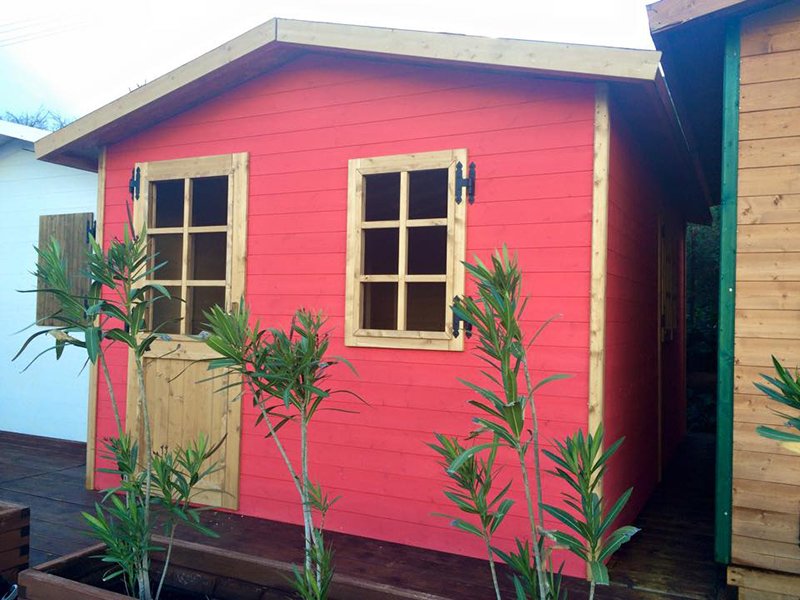 CASETTA DA GIARDINO IN LEGNO MOD. LAVANDA