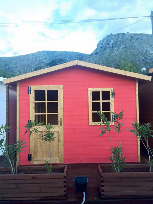 CASETTA DA GIARDINO IN LEGNO MOD. LAVANDA