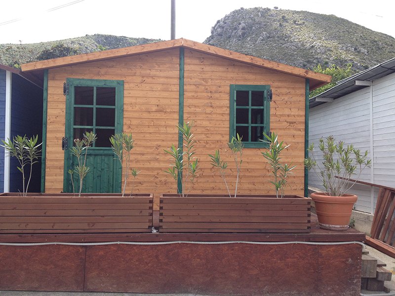 CASETTA DA GIARDINO IN LEGNO MOD. OLEANDRO