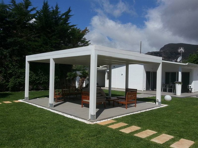 GAZEBO IN LEGNO MOD. TETTO PIANO