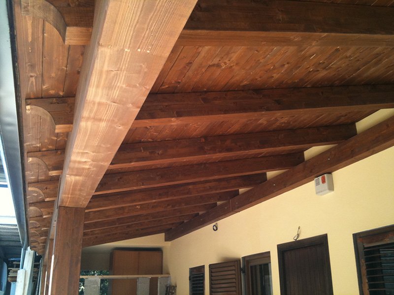 TETTI E TETTOIE IN LEGNO MOD. A PROGETTO