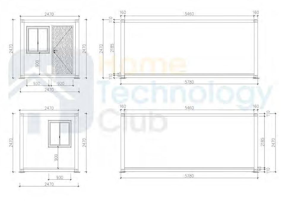 BOX PREFABBRICATO ADRANO CALCESTRUZZI SERIE L2 HOUSE