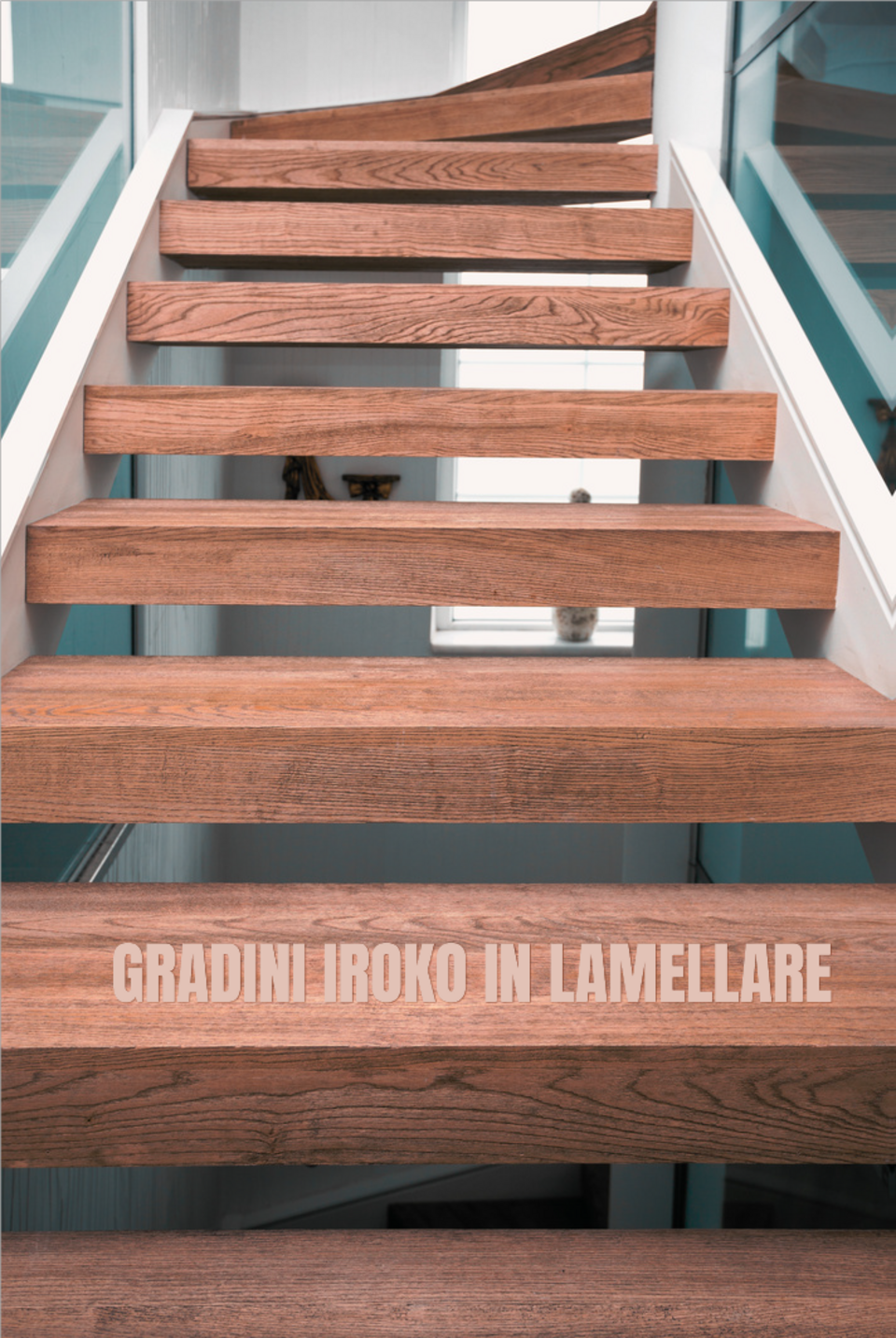 GRADINI IL LEGNO LAMELLARE WOODTECH VARI TIPI