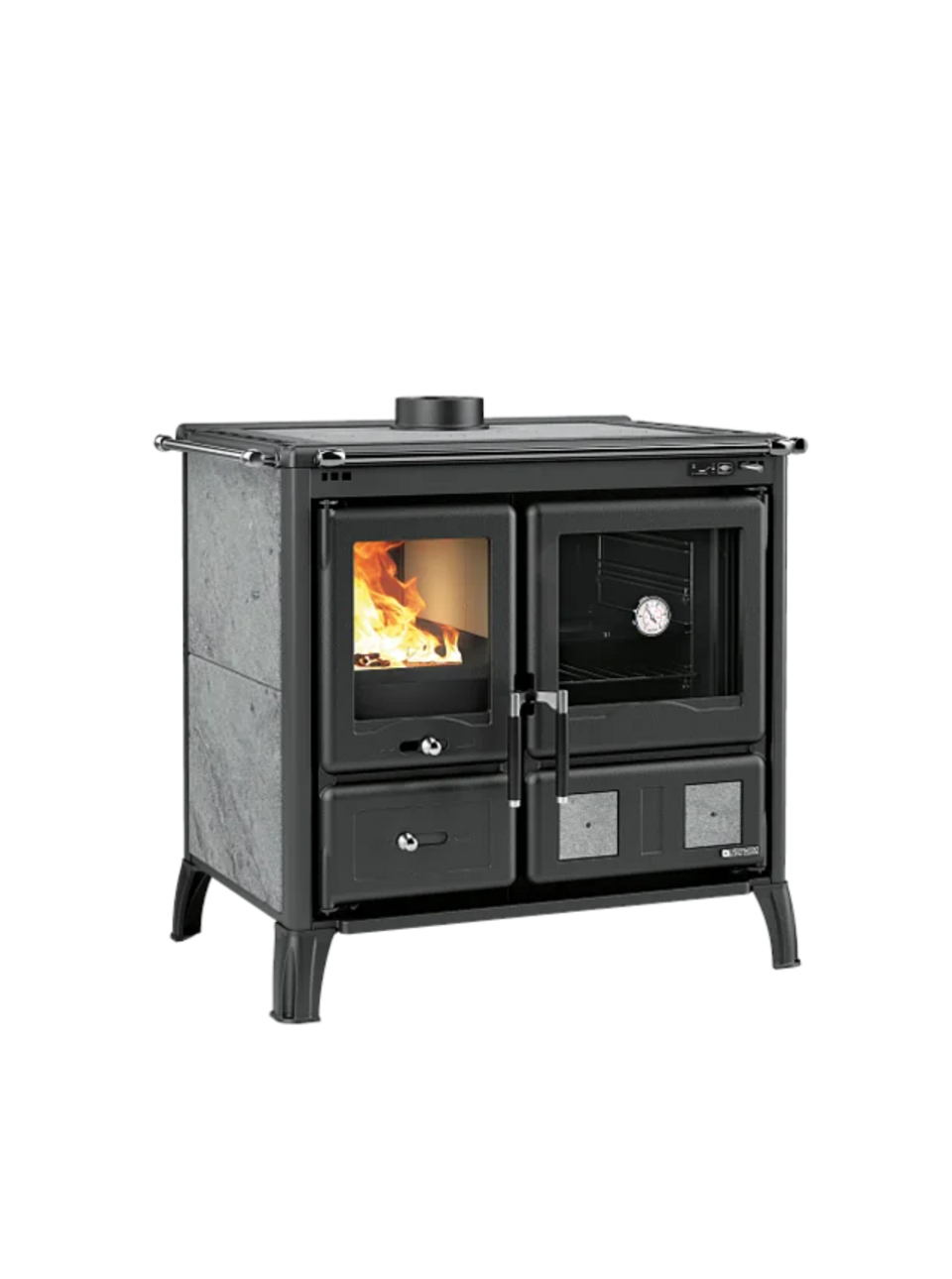 Stufa a Legna e cucina in VST la nordica GARDENIA VST.16