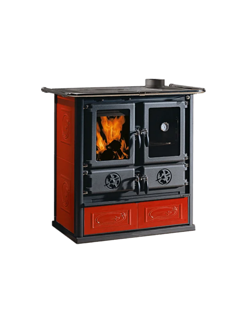 Cucina a legna in VST la nordica ROSETTA VST.16 CERAMICA